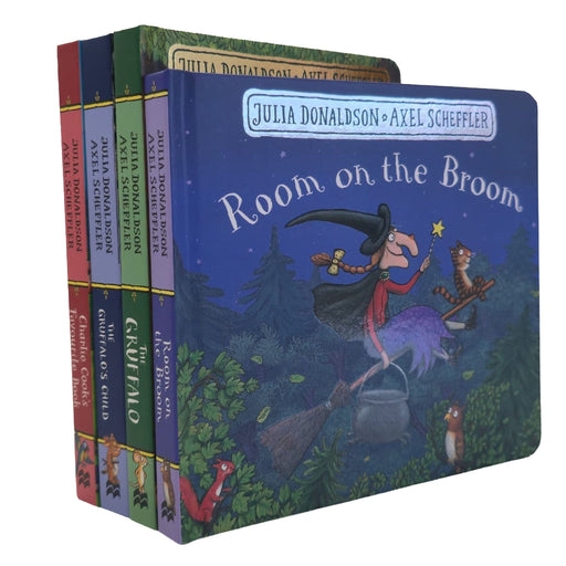 Julia Donaldson Collection Illustrated 4 Books Set - Ages 2+ - Board book 0-5 Pan Macmillan