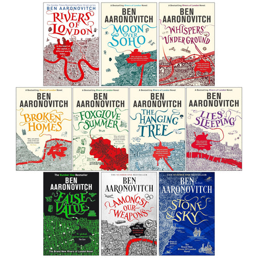Rivers of London Series by Ben Aaronovitch 10 Books Collection Set - Fiction - Paperback Fiction Hachette