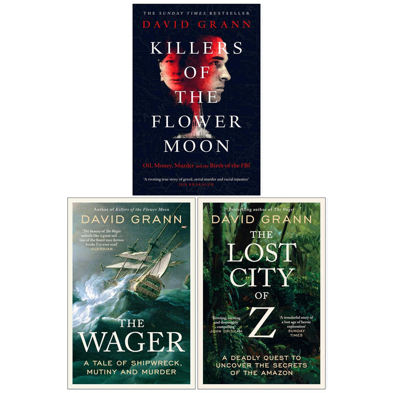 David Grann Collection 3 Books Set - Non Fiction - Paperback Non-Fiction Simon & Schuster