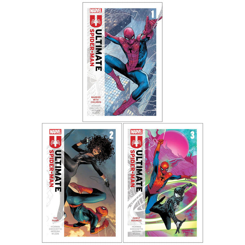 Ultimate Spider-Man by Jonathan Hickman (Vol 1-3) 3 Graphic Novels Set - Ages 12+ - Paperback