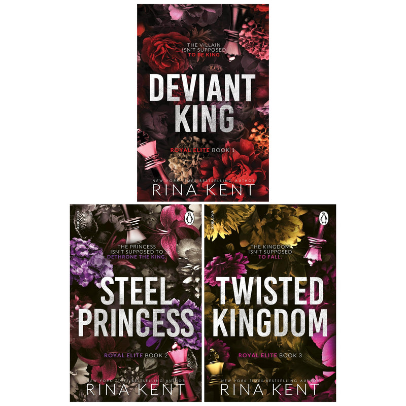 Royal Elite Series by Rina Kent 3 Books Collection Set - Fiction - Paperback
