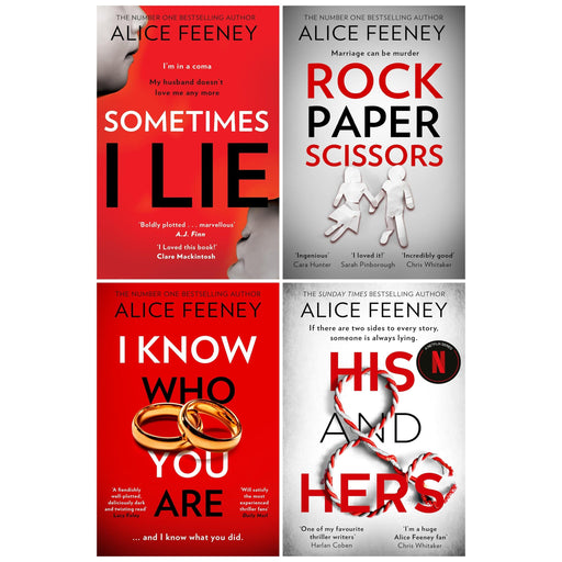 Alice Feeney Thriller 4 Books Collection Set - Fiction - Paperback Fiction HarperCollins Publishers