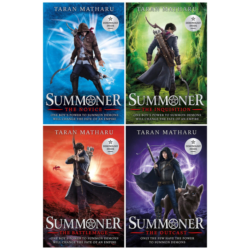 Summoner Series by Taran Matharu 4 Books Collection Set - Ages 12+ - Paperback Young Adult Hachette