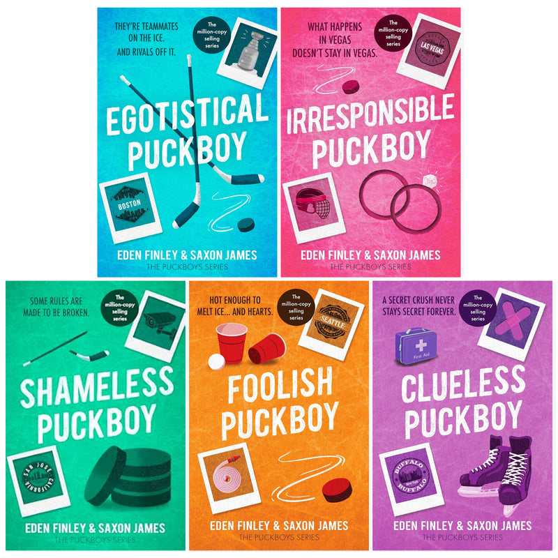 The Puckboys Series (Book 1-5) by Saxon James & Eden Finley 5 Books Collection Set - Fiction - Paperback