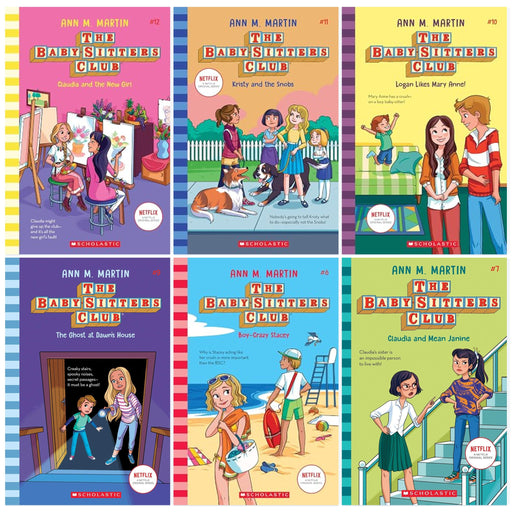 The Babysitters Club Series (Vol 7-12) by Ann M. Martin 6 Books Collection Set - Ages 5+ - Paperback 5-7 Scholastic UK