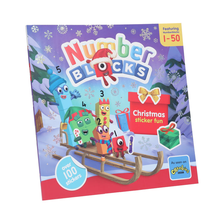 Learning Resources MathLink Cubes Numberblocks 1-10 and Christmas Activity books with Annual 2024 Collection 0-5 Sweet Cherry Publishing