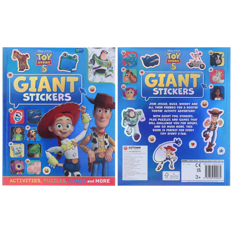 Disney Pixar Toy Story 5 Collection Illustrated 3 Books Set - Ages 3+ - Paperback 3-5 Autumn Publishing
