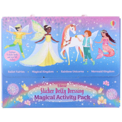 Usborne: Sticker Dolly Dressing Magical Activity Pack By Fiona Watt 4 Books Collection Box Set - Ages 5+ - Paperback 5-7 Usborne Publishing Ltd