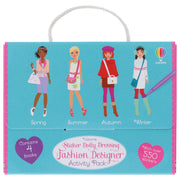 Usborne: Sticker Dolly Dressing Fashion Designer Activity Pack By Fiona Watt 4 Books Collection Box Set - Ages 7+ - Paperback 5-7 Usborne Publishing Ltd