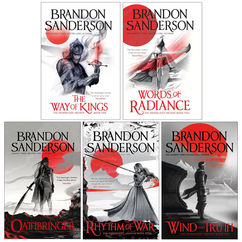 The Stormlight Archive Series By Brandon Sanderson 5 Books Collection Set - Fiction - Paperback Fiction Hachette