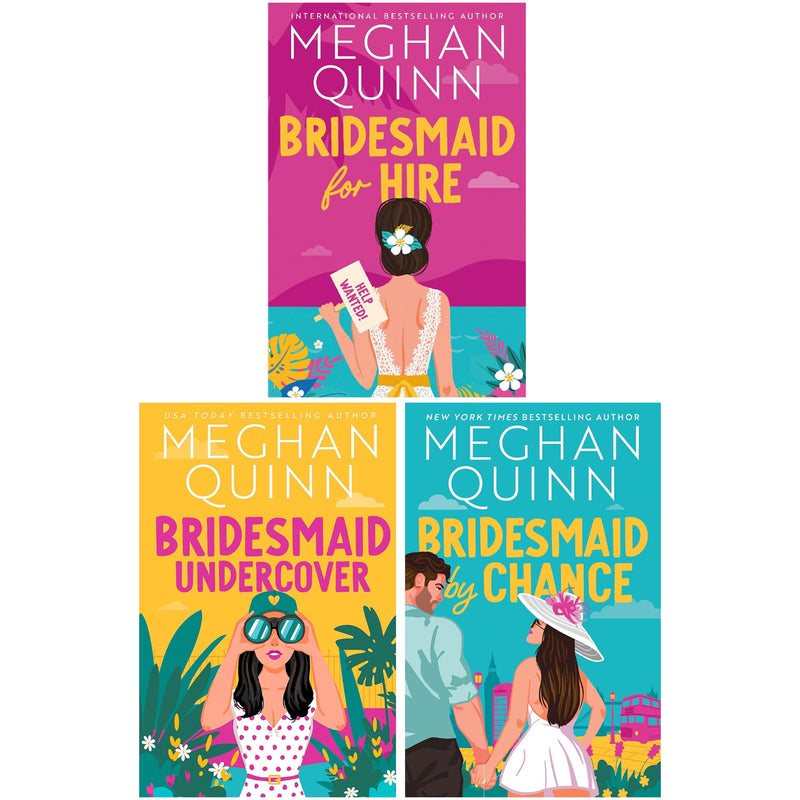 Bridesmaid for Hire Series by Meghan Quinn 3 Books Collection Set - Fiction - Paperback