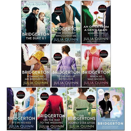 Bridgerton Family Series by Julia Quinn 10 Books Collection Set - Fiction - Paperback Fiction Piatkus Books