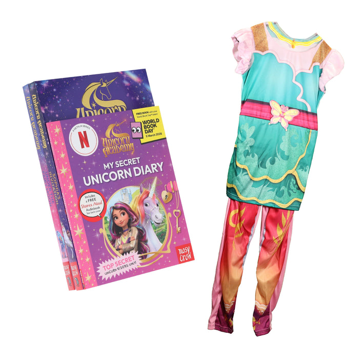 Unicorn Academy Series & My Secret Unicorn Diary: A World Book Day 2026 by Nosy Crow 3 Books Collection Set With Unicorn Academy Ava Costume 7-9 Nosy Crow Ltd