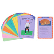 Yoga Pretzels: 50 Fun Yoga Activities for Kids and Grownups by Tara Guber & Leah Kalish - Ages 4+ - Yoga Cards 3-5 Barefoot Books Ltd