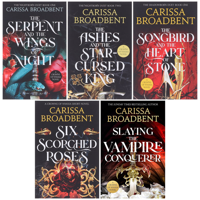 Crowns of Nyaxia Series By Carissa Broadbent 5 Books Collection Set - Fiction - Paperback Fiction Macmillan
