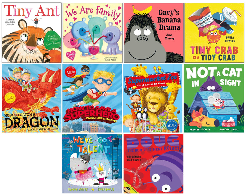 Children’s Picture Books Collection: Heartwarming, Funny & Empowering Animal Stories 10 Books Set - Ages 3+ - Paperback 3-5 Simon & Schuster