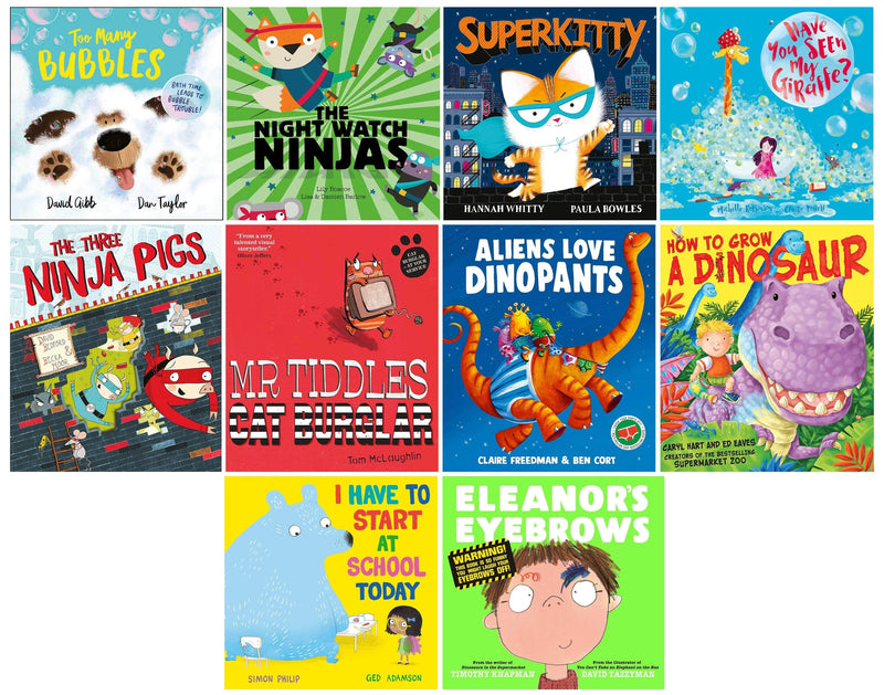 Humorous Children's Picture Books Collection Illustrated 10 Books Set - Ages 3+ - Paperback 3-5 Simon & Schuster