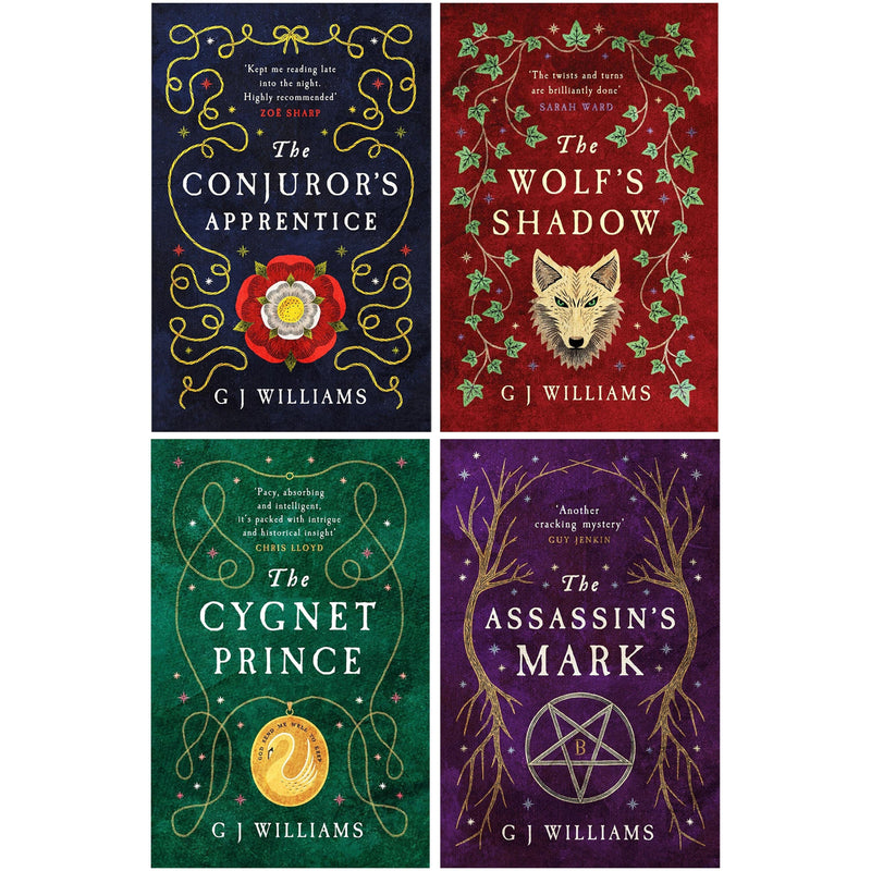The Tudor Rose Murders by G J Williams 4 Books Collection Set - Fiction - Paperback Fiction Legend Press Ltd