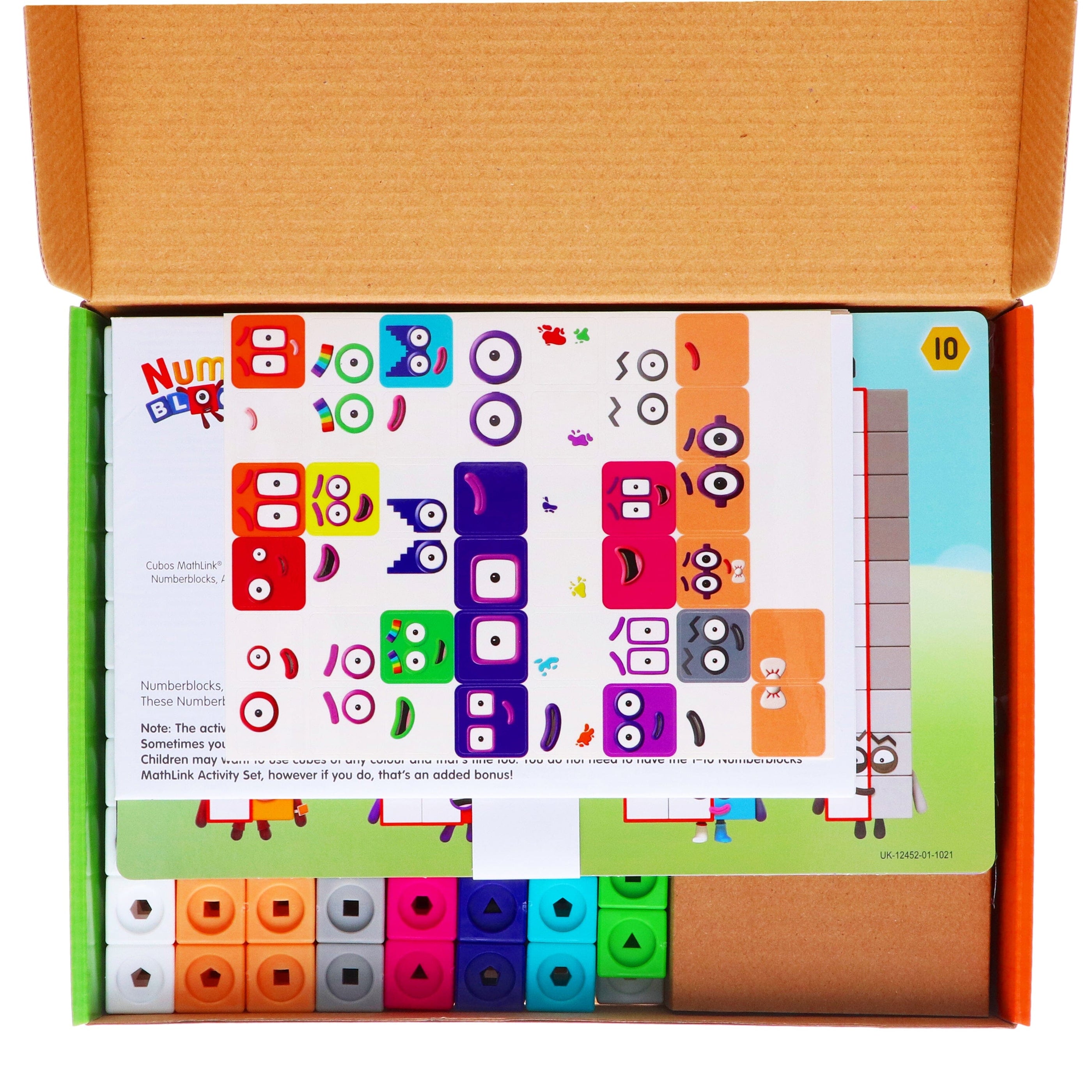 Number Blocks Math Cubes Worksheet.pdf MathLink Cubes Numberblocks 11-20 Activity Set by Learning Resources ...