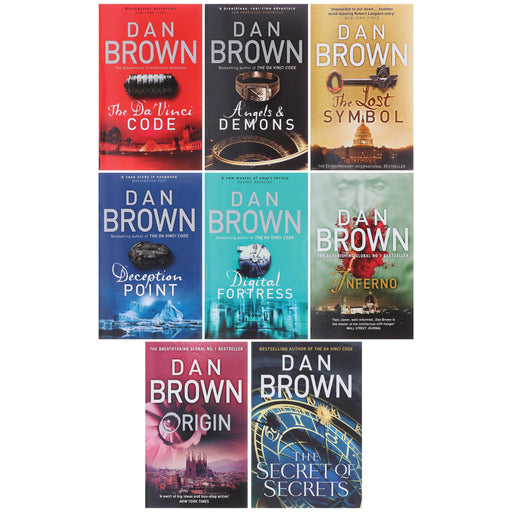 Robert Langdon Series by Dan Brown 8 Books Collection Set - Fiction - Paperback Fiction Penguin Random House