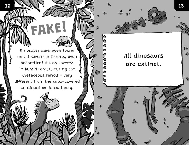 Fake or Fact? Series About (Dinosaurs, Space & Science) 3 Books Collection Set - Ages 7-9 - Paperback 7-9 Sweet Cherry Publishing