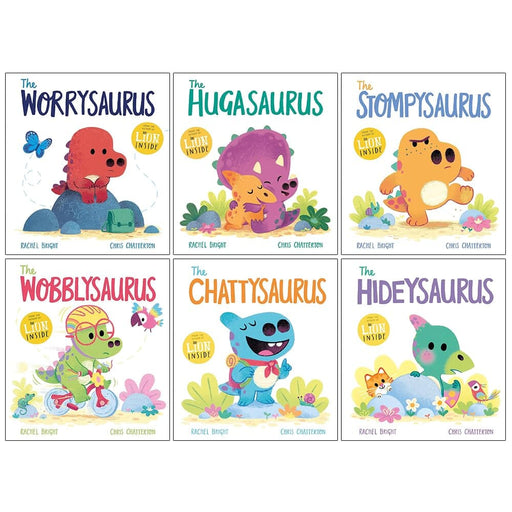 DinoFeelings Series By Rachel Bright 6 Picture Books Collection Set - Ages 3-5 - Paperback 0-5 Hachette UK