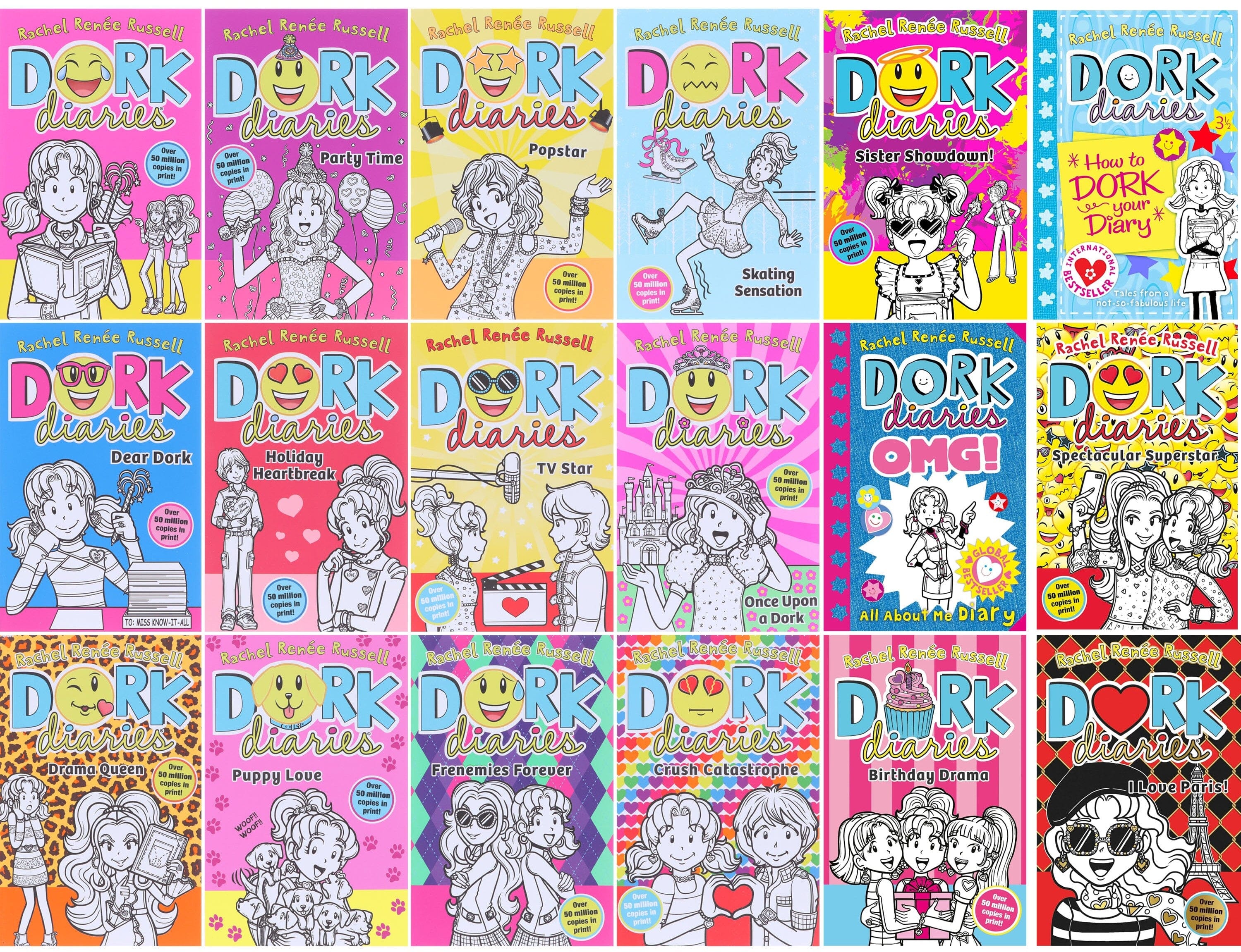 Dork Diaries 絵本18冊 公式音源 マイヤペン非対応 Dork Diaries 絵本