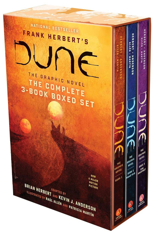 Dune: The Graphic Novel by Brian Herbert & Kevin J. Anderson The Complete 3 Books Boxed Set - Fiction - Hardback Graphic Novels Abrams