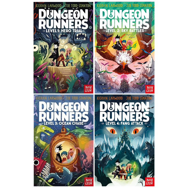 Dungeon Runners Series By Kieran Larwood: Illustrated 4 Books Collection Set - Ages 7-9 - Paperback 7-9 Nosy Crow Ltd