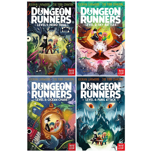 Dungeon Runners Series By Kieran Larwood: Illustrated 4 Books Collection Set - Ages 7-9 - Paperback 7-9 Nosy Crow Ltd