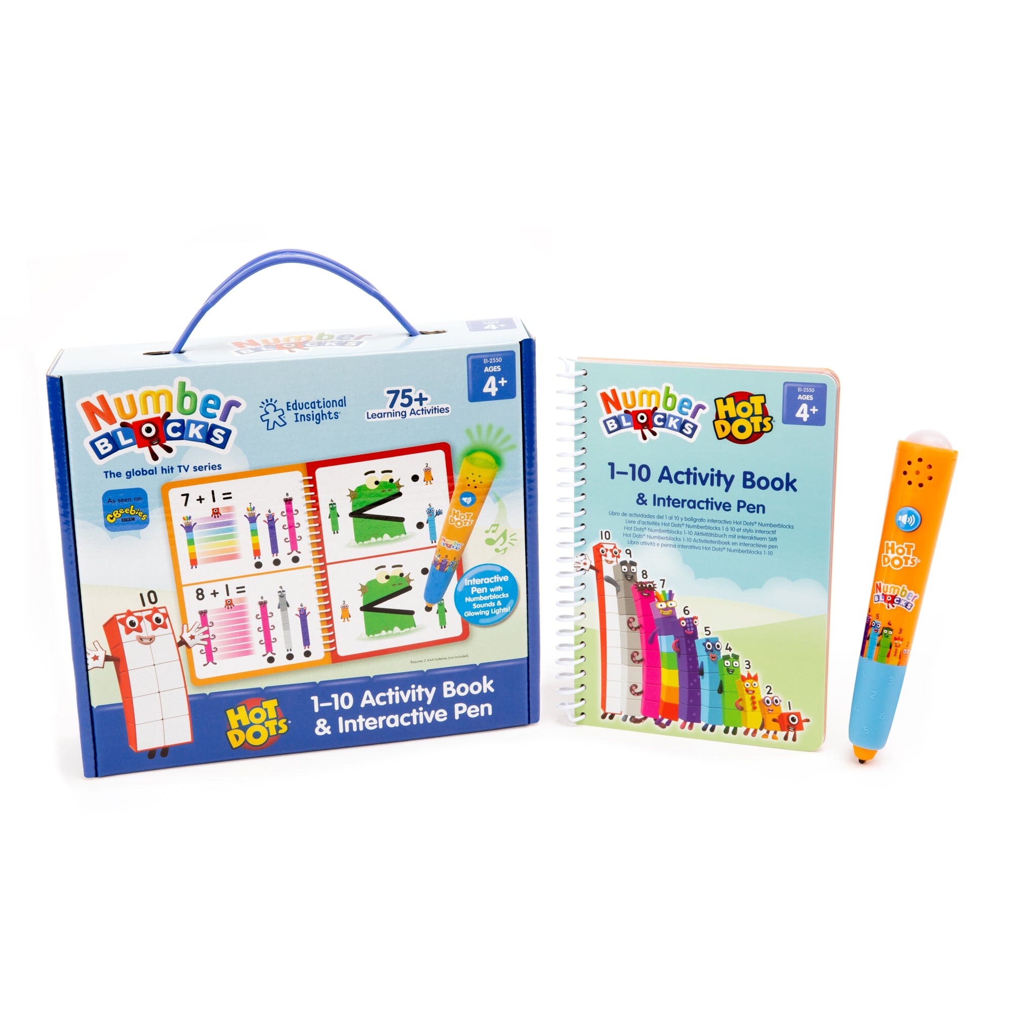 Joc educativ Hot Dots - Numberblocks de la 1 la 10 - Educational Insights