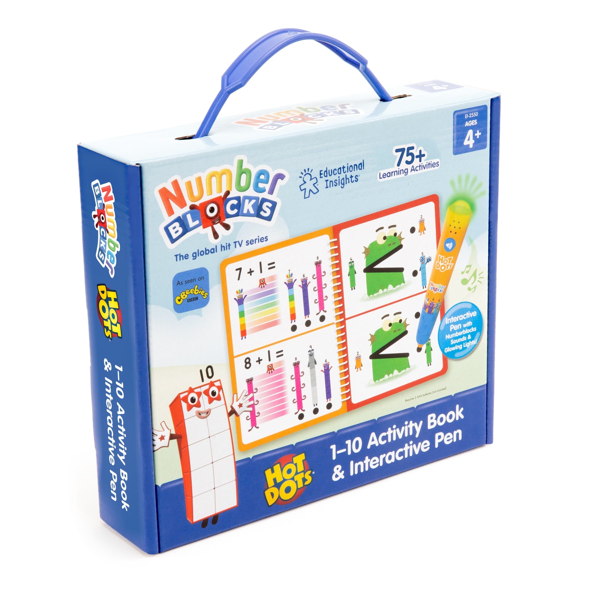 Learning Resources Hot Dots Numberblocks 1–10 Activity Book & Interact ...