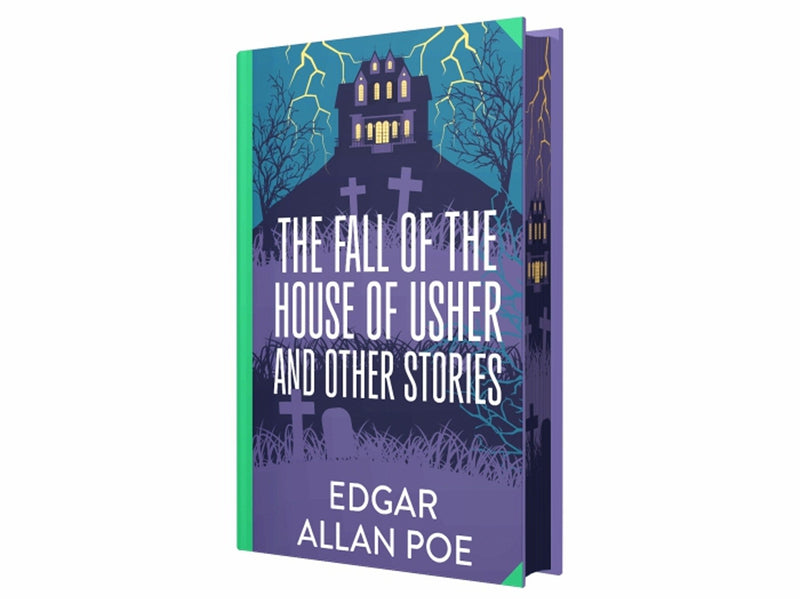 The Fall of the House of Usher & Other Stories by Edgar Allan Poe - Fiction - Sprayed Edges Hardback Fiction Wilco Books
