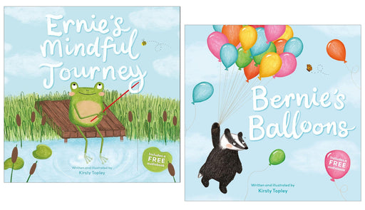 Ernie's Mindful Journey: A Story of Mindfulness and Self-Care by Kirsty Topley 2 Picture Books Set (Includes Free Audiobook)- Ages 5-7 - Paperback 5-7 Sweet Cherry Publishing