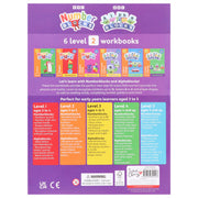 Numberblocks and Alphablocks (Orange: Level 2) Collection 6 Workbooks Set With Fun Stickers - Ages 3-5 - Paperback 3-5 Sweet Cherry Publishing