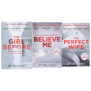 JP Delaney 3 Books Collection Set (The Girl Before, Believe Me & The Perfect Wife) - Fiction - Paperback Fiction Quercus Publishing