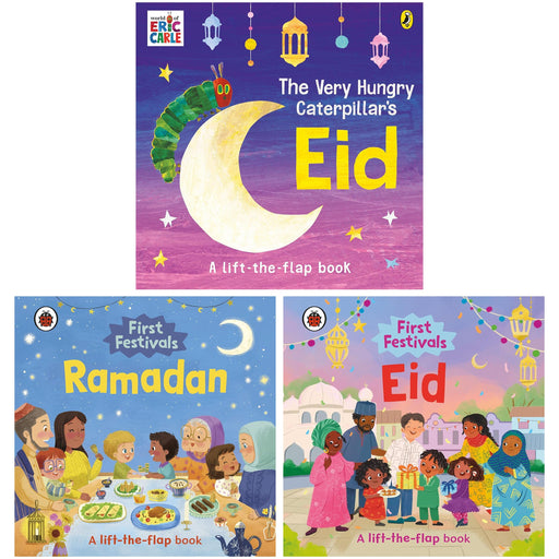 The First Festivals Series 3 Books Collection Set (A Lift-the-flap Book) - Ages 2-5 - Board Book 0-5 Ladybird