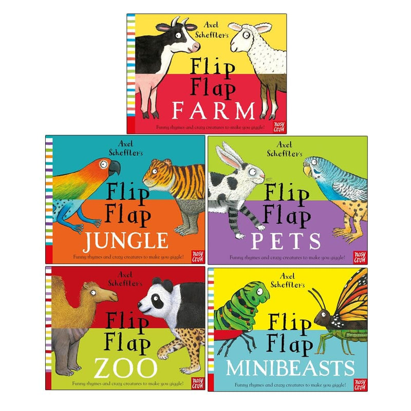 Axel Scheffler's Flip Flap Series (Set 1) 5 Books Collection Set - Ages 2+ - Hardback 0-5 Nosy Crow Ltd