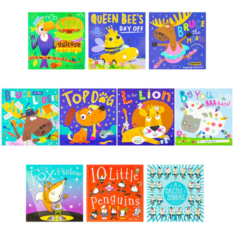 Children's Amazing Animals Illustrated 10 Picture Books Collection Set - Ages 3+ - Paperback