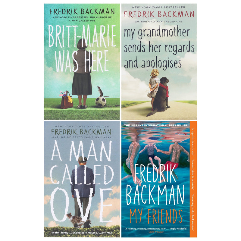Fredrik Backman 4 Books Collection Set - Fiction - Paperback Fiction Hachette