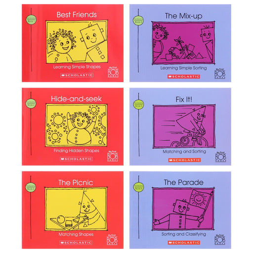 My First Bob Books: Pre-Reading Skills (Stage: Reading Readiness) 12 Books Collection Set By Scholastic - Ages 3-6 - Paperback 0-5 Scholastic