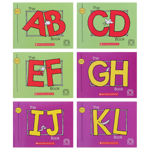 My First Bob Books: Alphabet (Stage: Reading Readiness) 12 Books Collection Set By Scholastic - Ages 3-6 - Paperback 0-5 Scholastic