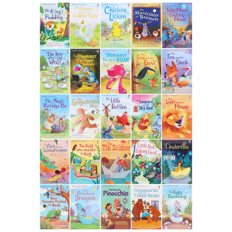 The Usborne Reading Collection 50 Books Box Set (with Free Audio Online) - Ages 5+ - Paperback 5-7 Usborne Publishing Ltd