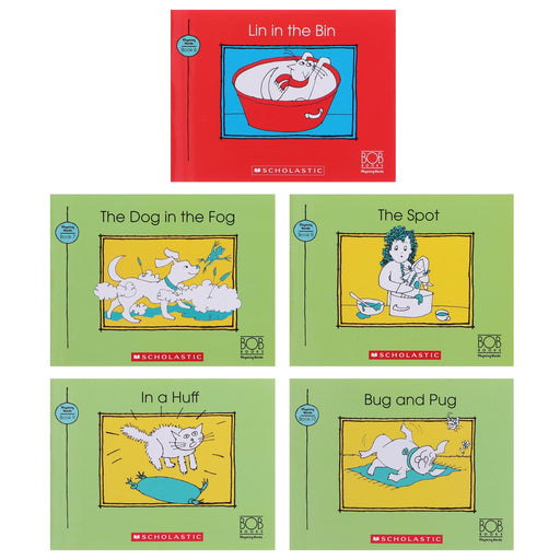 Bob Books: Rhyming Words (Stage 1: Starting To Read) 10 Books Collection Set By Scholastic - Ages 3-6 - Paperback 0-5 Scholastic