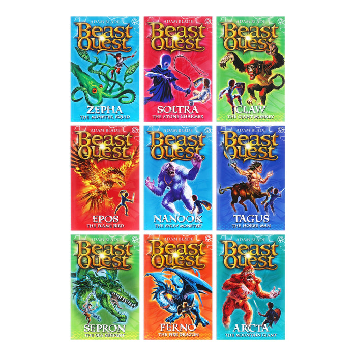 Beast Quest The Hero Series 1, 2 and 3 Collection 18 Books Box Set By Adam Blade - Ages 6+ - Paperback B2D DEALS Orchard Books