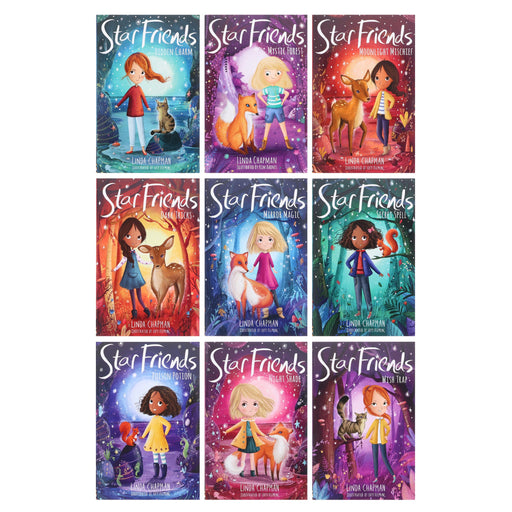 Star Friends Series by Linda Chapman 9 Books Collection Set - Age 7-10 - Paperback 7-9 Little Tiger Press Group