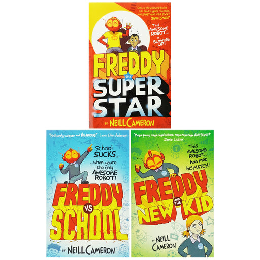 The Awesome Robot Chronicles Series by Neill Cameron: 3 Books Collection Set - Ages 7-9 - Paperback 7-9 David Fickling Books