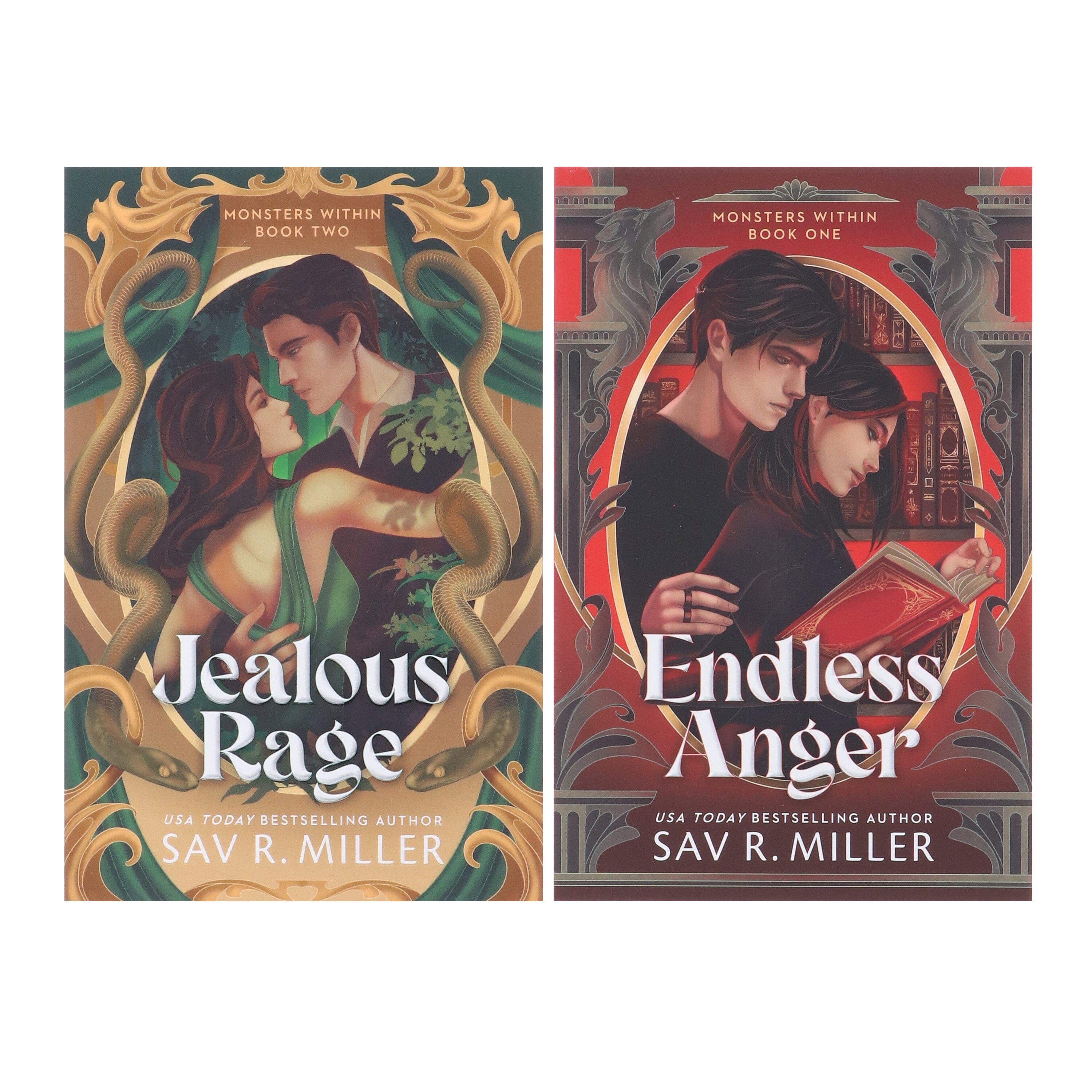 monsters within Monsters Within Series by Sav R. Miller 2 Books Sprayed Edges Collecti —  Books2Door