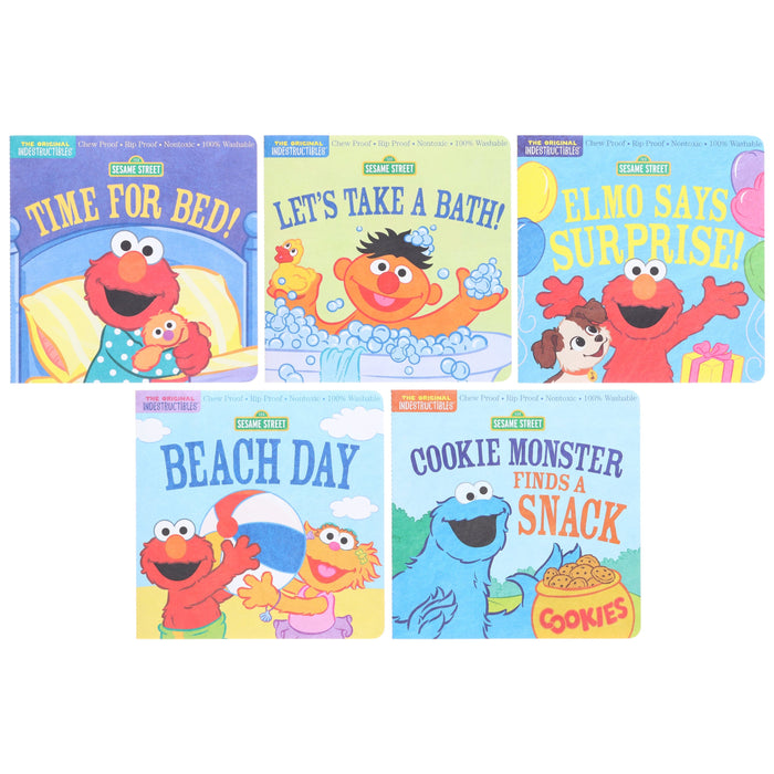 Indestructibles: Sesame Street: by Amy Pixton 5 Picture Books Collection Set - Ages 2-5 Years - Paperback 0-5 Hachette