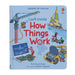 Usborne Lift-The-Flap Look Inside How Things Work by Rob Lloyd Jones - Ages 5+ - Board Book 5-7 Usborne Publishing Ltd